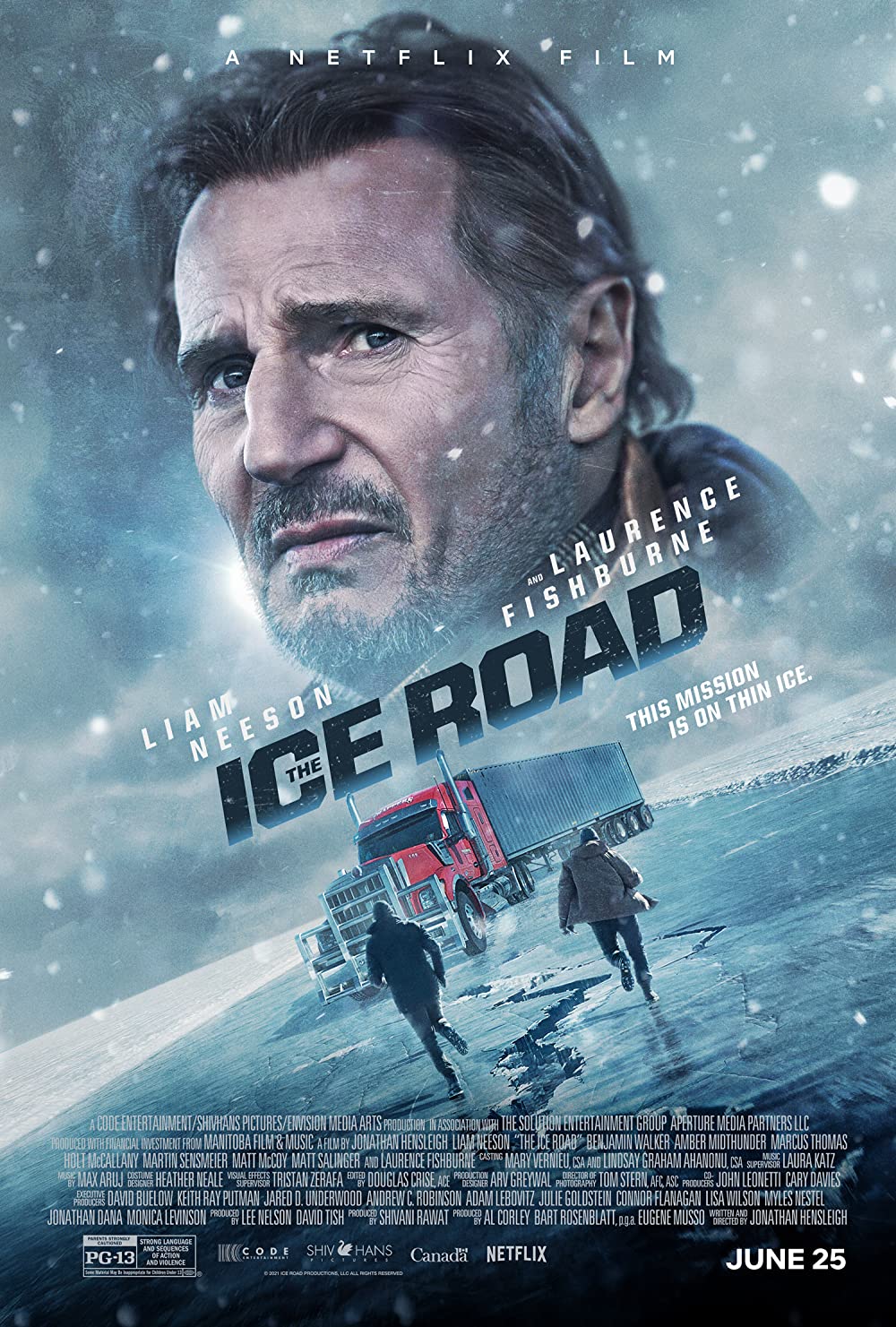 ดูหนังออนไลน์ The Ice Road (2021)  ซิ่งภัยนรกเยือกแข็ง  [ซับไทย]